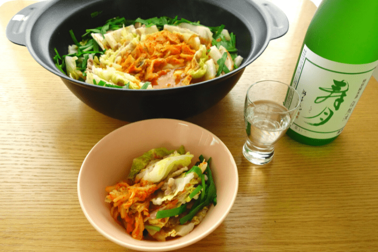 旬の食材白菜を使った白菜と豚バラのミルフィーユ鍋