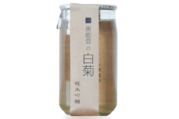 石川県のカップ酒奥能登の白菊